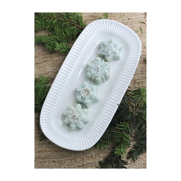 Forma na 6 minibáboviek v striebornej farbe Nordic Ware Snowflakes, 700 ml-image-3