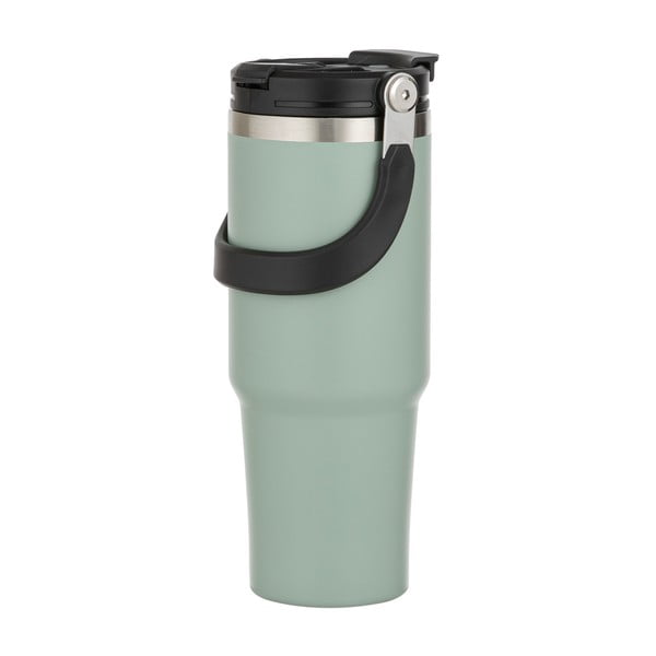 Šalviovozelená cestovná fľaša z nehrdzavejúcej ocele 1 l Eco – Ladelle