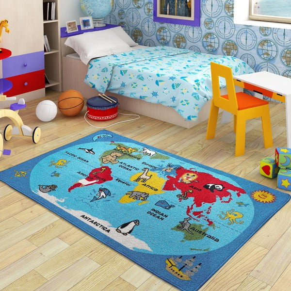 Detský  koberec World, 133x190 cm