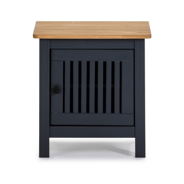 Sivý drevený nočný stolík Marckeric Bruna-image-2