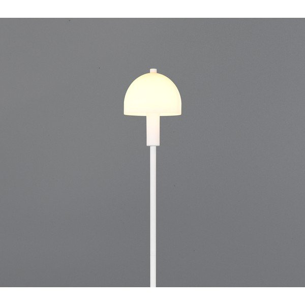 Biela stojacia lampa so skleneným tienidlom (výška 120 cm) Glenn – Reality-image-2