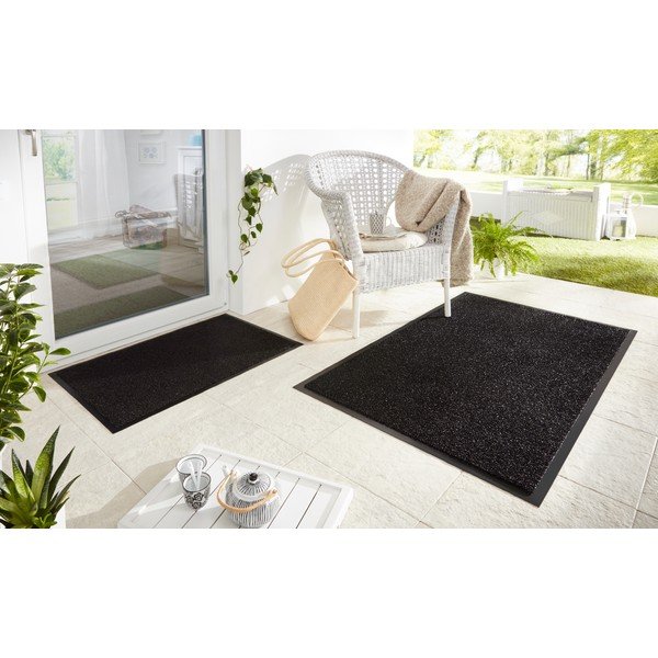 Čierna vonkajšia rohožka Hanse Home Garden Brush, 60 x 90 cm-image-1