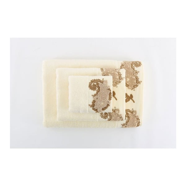 Sada 3 osušiek Hinel Brown