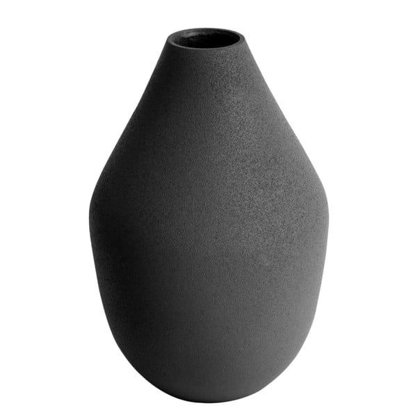 Čierna váza PT LIVING Nimble Cone, výška 14 cm