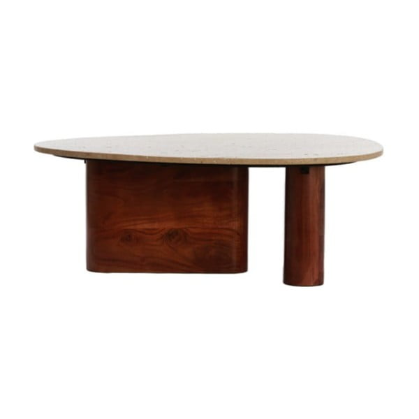 Hnedý konferenčný stolík 72x90 cm Mahelona – Light & Living