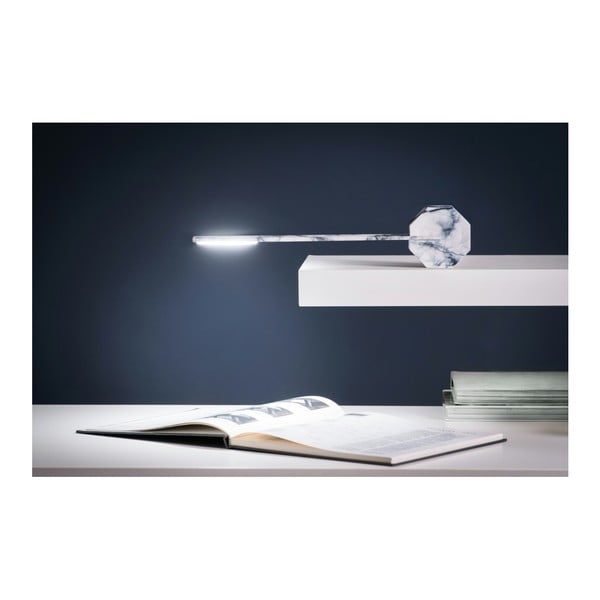 Sivá LED stolová lampa (výška 38 cm) Octagon One – Gingko-image-3