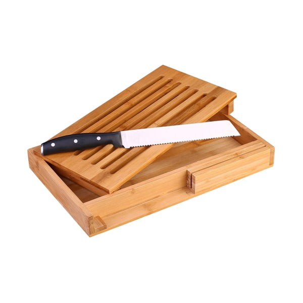 Doštička s nožom na krájanie pečiva Sola Basic Wood
