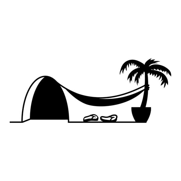 Samolepka Ambiance Mouse Hole Hamac and Palm-image-1