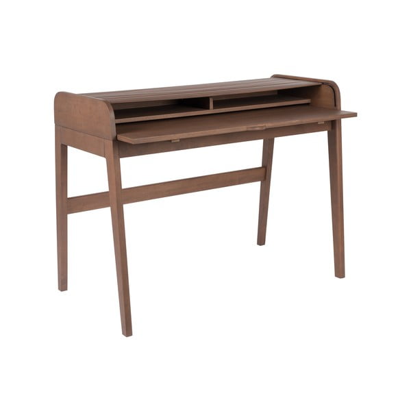 Hnedý písací stôl s výsuvnou doskou Zuiver Barbier-image-4