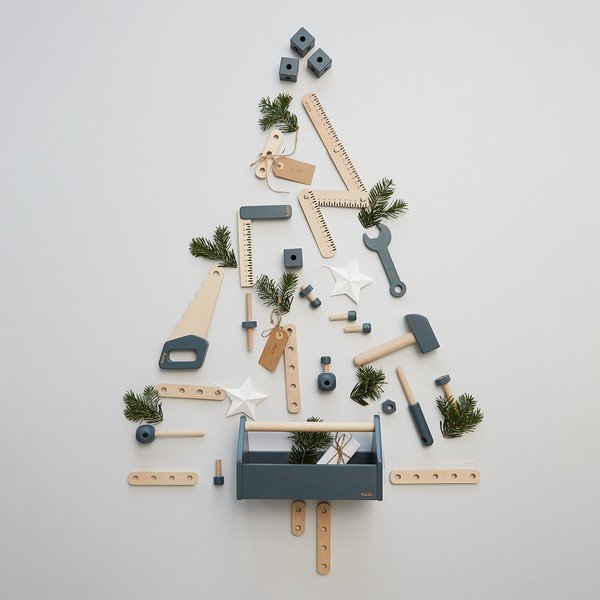 Detská súprava dreveného náradia Flexa Play Toolbox-image-1