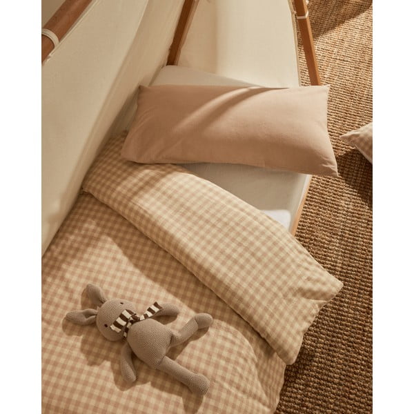 Bavlnené detské obliečky do postieľky s plachtou 70x120 cm Yanil – Kave Home-image-1