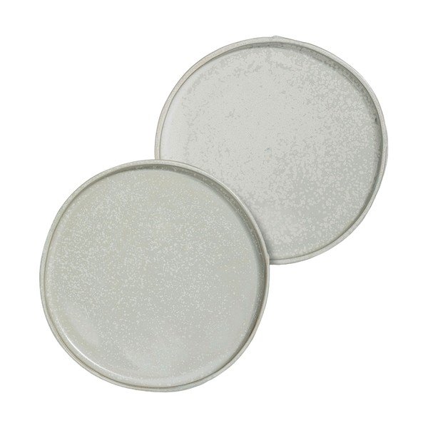 Biele taniere v súprave 2 ks z kameňa ø 20 cm Sand Grain – Mette Ditmer Denmark-image-2