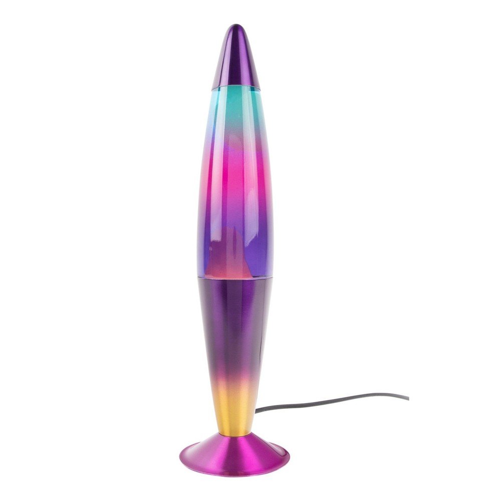 E-shop Sklenená lávová lampa (výška 41,5 cm) Rainbow Rocket Lava – Leitmotiv