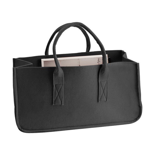 Čierny kôš na časopisy Present Time Mellow