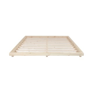 Dvojlôžková posteľ z borovicového dreva s roštom 160x200 cm Dock – Karup Design