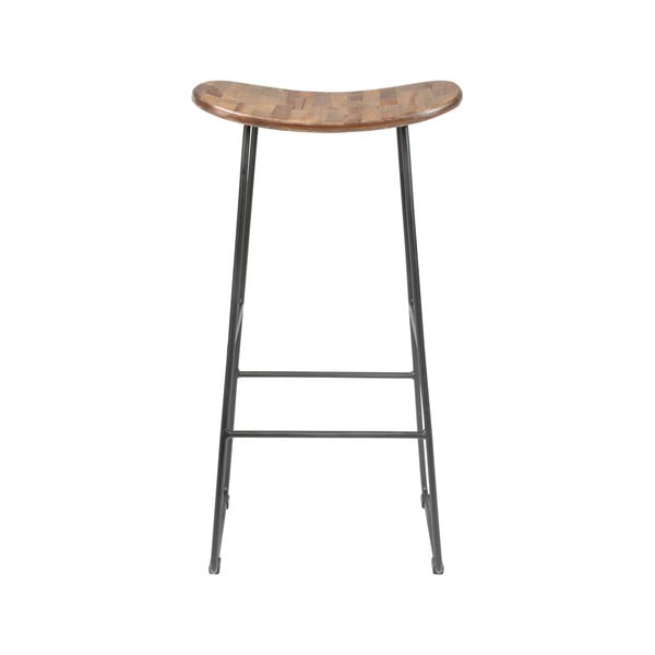Barová stolička z teakového dreva v prírodnej farbe 80 cm Tangle – White Label