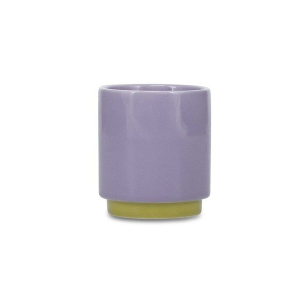 Zelená/fialová kameninová šálka 130 ml Duo – ONA