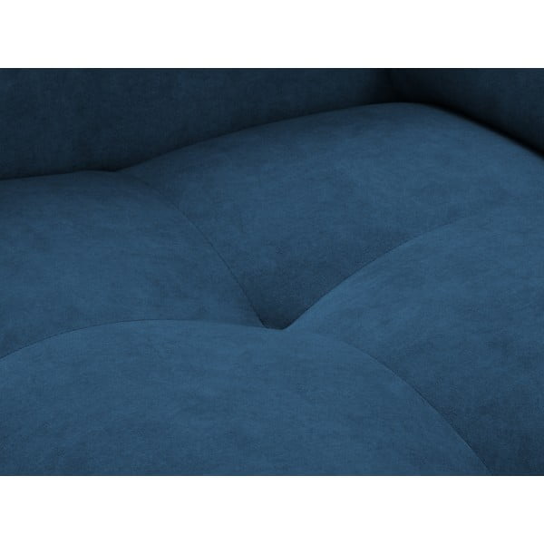 Modrá polohovacia pohovka so zamatovým povrchom Milo Casa Nico-image-1