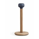 Stojan na papierové utierky z dubového dreva s tmavomodrým detailom z porcelánu Kähler Design Hammershoi