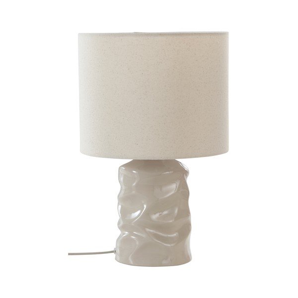 Sivá keramická stolová lampa (výška  40 cm) Milera – Jotex
