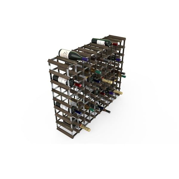 Regál na víno z borovicového dreva na 90 fliaš - RTA-image-2