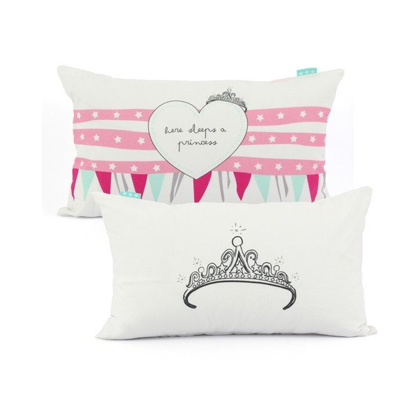 Bavlnená obojstranná obliečka na vankúš Baleno My Princess, 50 × 30 cm