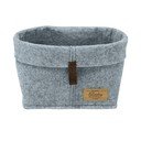Sivý textilný organizér Wenko Felt, 24 x 16 cm