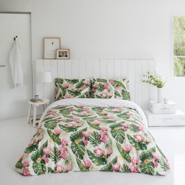 Bavlnené obliečky na prikrývku Marghett Protea, 220 x 220 cm-image-2