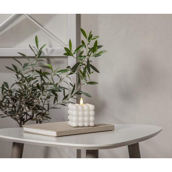 Biela vosková LED sviečka Star Trading Flamme Dot, výška 9,5 cm-image-2