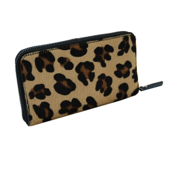 Kožená peňaženka so vzorom Andrea Cardone Leopard L