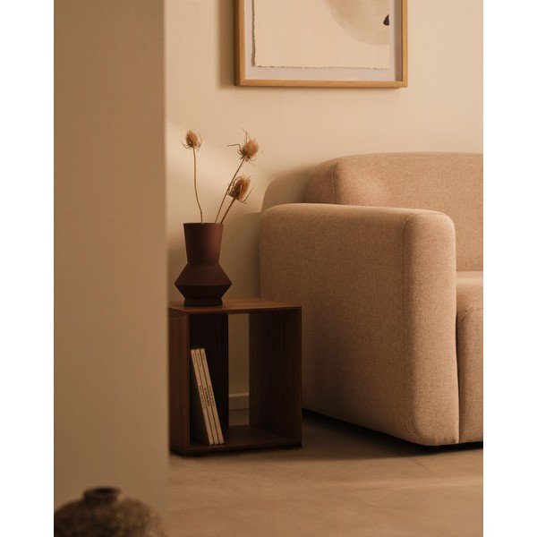 Modulárny policový systém v dekore orecha v prírodnej farbe 34x38 cm Litto – Kave Home-image-1