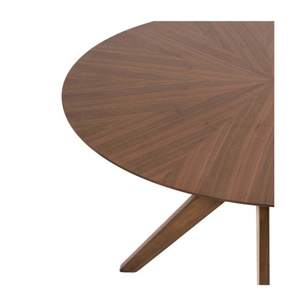 Jedálenský stôl v orechovom dekore sømcasa Carmel, ⌀ 120 cm-image-2