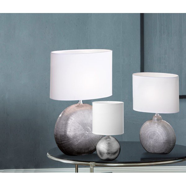 Biela stolová lampa Fischer & Honsel Foro, výška 53 cm-image-3
