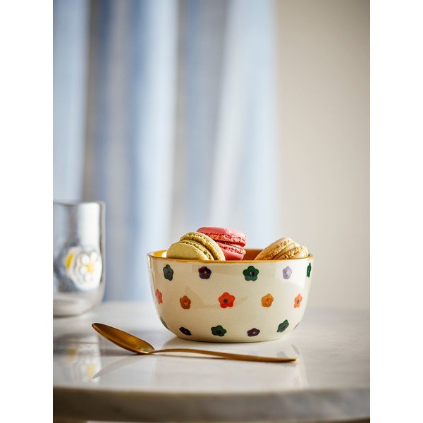 Béžová kameninová detská miska ø 12 cm Addy – Bloomingville Mini-image-1