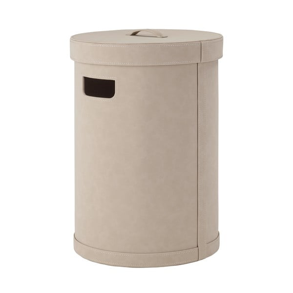 Béžový kôš na bielizeň z umelej kože Sahla M – Blomus