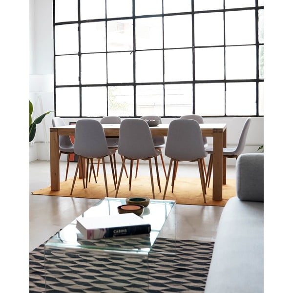 Dubový rozkladací jedálenský stôl Kave Home Vivy, 180 x 90 cm-image-4