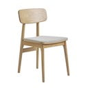 Béžová/v prírodnej farbe jedálenská stolička Livo – Unique Furniture
