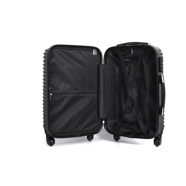 Čierny cestovný kufor na kolieskach Hero Etna, 36 l-image-4