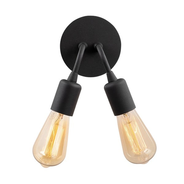 Čierne nástenné svietidlo Harput – Opviq lights