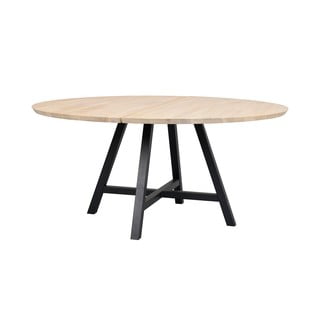Okrúhly jedálenský stôl s doskou v dubovom dekore 150x150 cm Carradale - Rowico