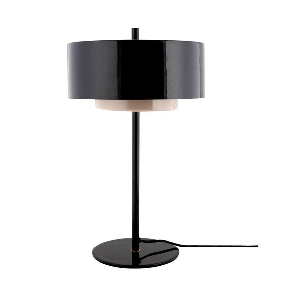 Čierna kovová stolová lampa (výška  50 cm) Grato Anillo – Leitmotiv