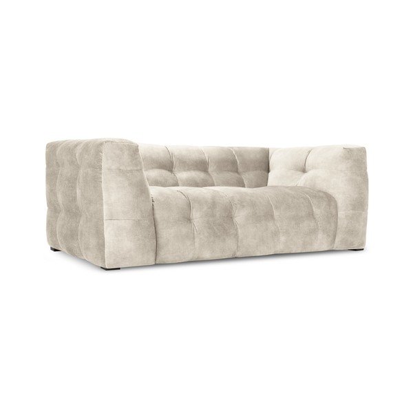 Béžová zamatová pohovka Windsor & Co Sofas Vesta, 208 cm-image-3