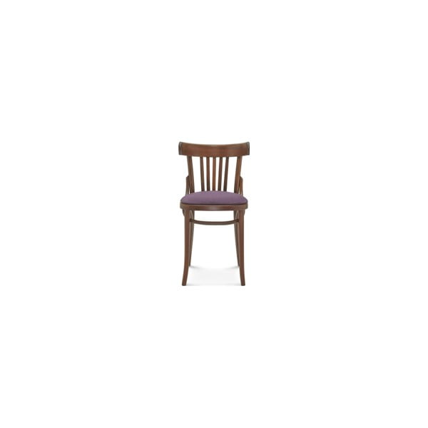 Drevená stolička s fialovým čalúnením Fameg Mathias