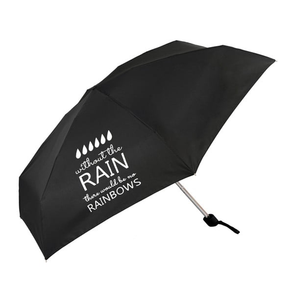 Čierny skladací dáždnik Rain Repeller