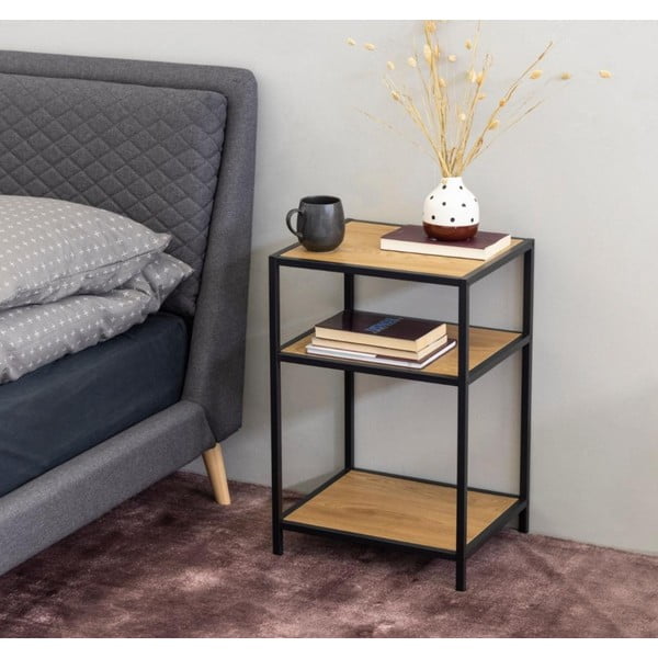 Nočný stolík v dekore divokého duba Actona Seaford, 42 x 63 cm-image-1