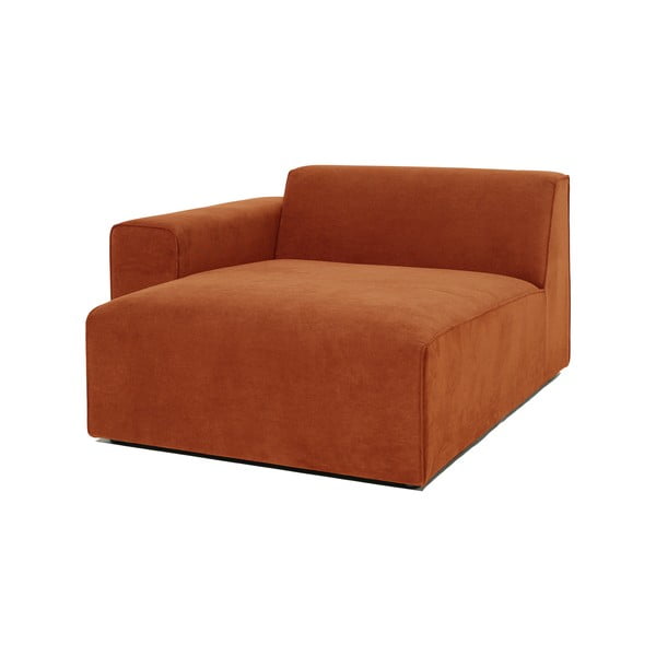 Oranžový menčestrový modul pohovky (ľavý roh) Sting - Scandic-image-2