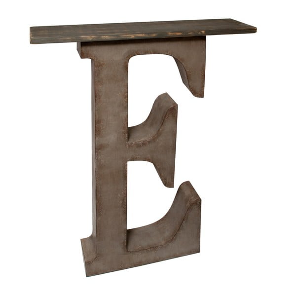 Dekoratívne písmeno s poličkou E
