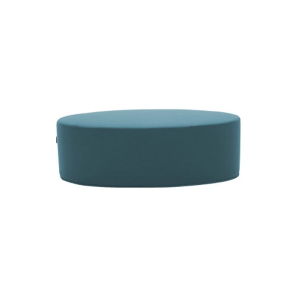 Tyrkysový puf Softline Bon-Bon Vision Turquoise, dĺžka 60 cm