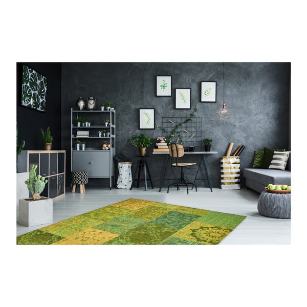 Zelený koberec Obsession My Milano Green, 57 × 110 cm