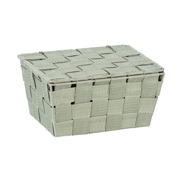 Zelený úložný košík s vekom Wenko, 14 x 19 cm-image-1